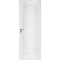 Puerta placa texturada, marco de madera macizo 