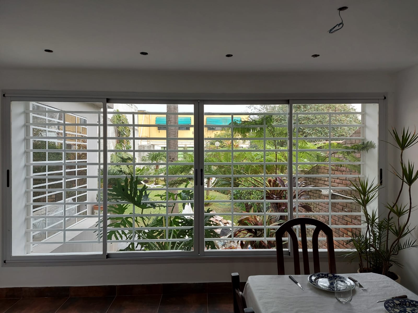 sexo Ejercicio mañanero provocar Multipuertas - Ventana balcon aluminio blanco MODENA. DVH laminado 3 + 3.  4.30 x 2.00.